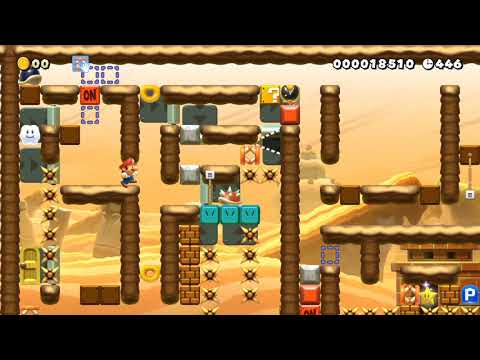 Super Mario Maker 2 - 1-screen puzzle S2