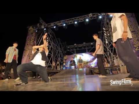 Mauro y G waves vs Jony y Gusty Gonzales vs Agus y Jose Tapia - Popping 2v2 - Hit tha Beat 2013 - Fi