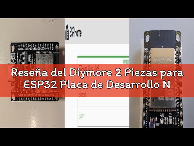 Vídeo relacionado con Diymore 2 Piezas para ESP32 Placa de Desarrollo Nodemcu para ESP32 NodeMCU módulo USB C 2,4 GHz WLAN WiFi Bluetooth CH340 Chip