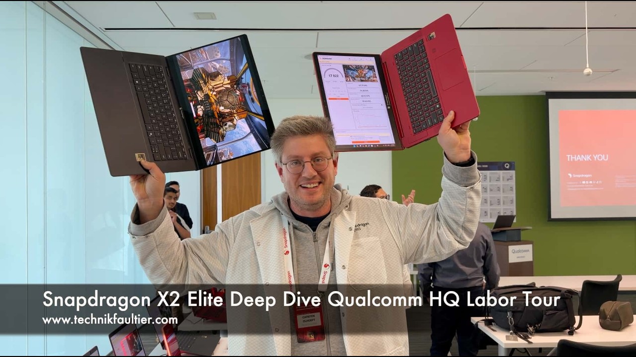 Snapdragon X2 Elite Deep Dive Qualcomm HQ Labor Tour