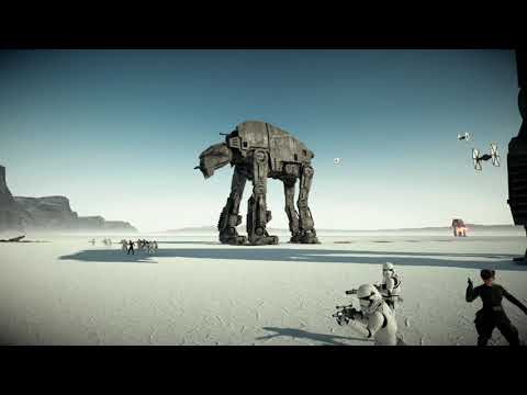 SWBFII - Assault - Crait - First Order Victory