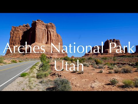 Scenic Drive Through Arches National Park | Complete Loop Tour in Utah (4K)