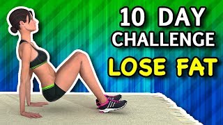 10 Day Challenge - 10 Minute Workout To Lose Fat F