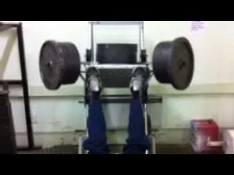 18 year old natural bodybuilder 380kg 10-rep leg press