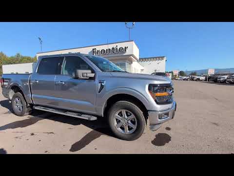 2024 Ford F-150 XLT 4WD SuperCrew 5.5' Box in Silver for sale at Frontier Chrysler Dodge Jeep Ram Fiat Ltd. in Smithers, BC