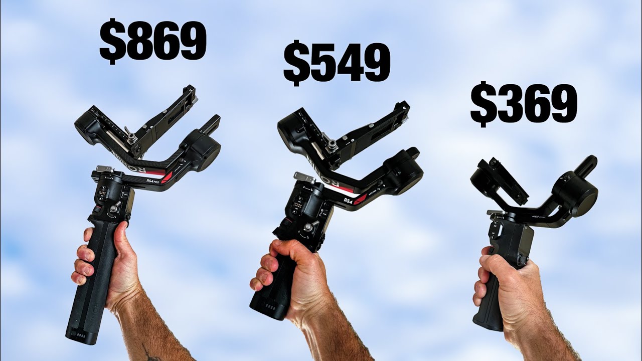 RS 4 vs RS 4 PRO vs RS 3 Mini   Which GIMBAL Should You Buy?