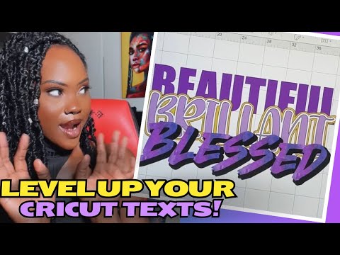 Layering Texts and Fonts In Cricut Design Space