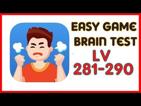 Easy Game Brain Test Level 281 282 283 284 285 286 287 288 289 290 Walkthrough Solution