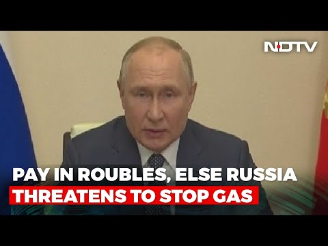 European Union Gas Buyers Need Ruble Accounts From April: Putin