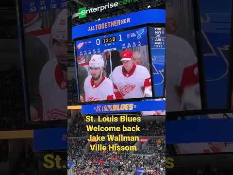 St. Louis Blues welcome back Jake Wallman and Ville Hisso 03/21/2023