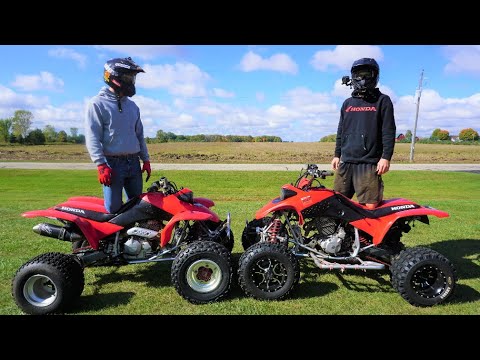 Rebuilt Honda 400ex vs Honda 400ex Stage 2 Hotcams (WATCH THIS RACE!)