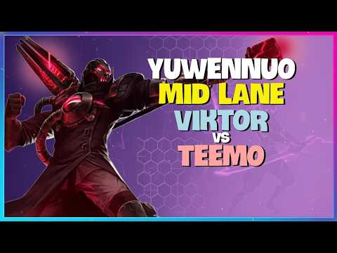 YuwenNuo Viktor : This CN Super Server Legend is CRUSHING Mid Lane - Engsub