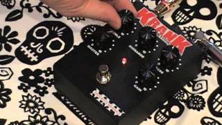 Video thumbnail for KRANK Amps DISTORTUS MAXIMUS guitar effects pedal demo by gearmanndude