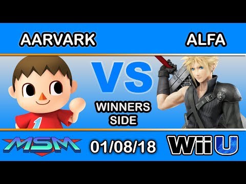 MSM 128 - BSD | Aarvark (Villager) Vs. ESA | Alfa (Cloud) Winners Side - Smash 4