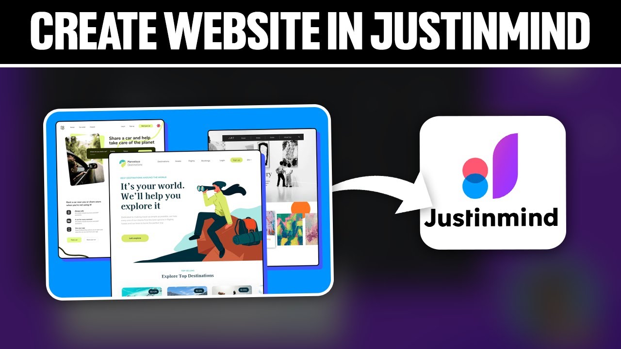 How To Create Website in Justinmind ! (Full Tutorial)