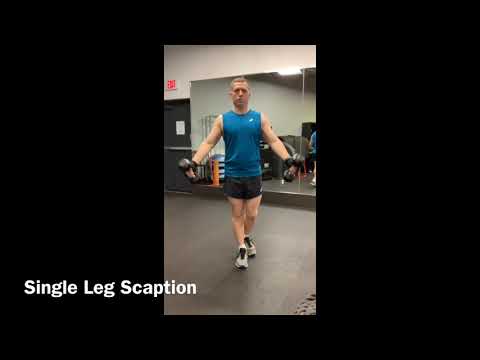 Single Leg Scaption