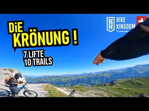 BIKE KINGDOM Biketicket to Ride Black ⚫ Bahnentour: Lenzerheide-Arosa-Chur / Mountainbike MTB Enduro