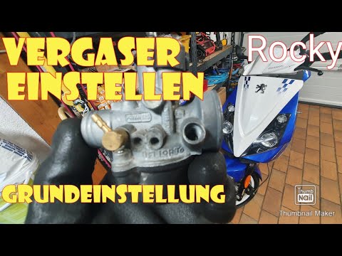 Carburettor adjustment / Scooter carburetor basic setting / Scooter carburetor / Peugeot Jetforce