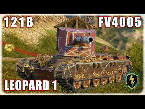 FV4005 ꥟ LEOPARD 1 ꥟ 121B | World of Tanks Blitz Replays