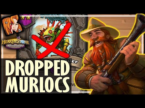 GOLDEN BRANN AND DROPPED MURLOCS???? - Hearthstone Battlegrounds