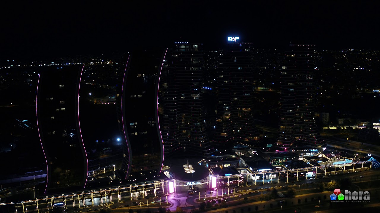 Istmarina Residence Pixel LED Facade Lighting /Istanbul / Turkey