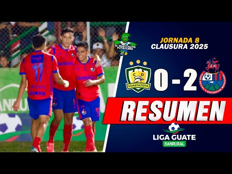 VICTORIA ROJA/ Guastatoya 0 vs Municipal 2 / Jornada 8 Clausura 2025 -RESUMEN COMPLETO-