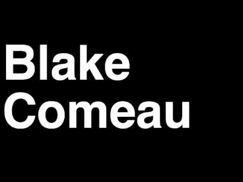 How to Pronounce Blake Comeau New York Islanders NHL Hockey Player Runforthecube