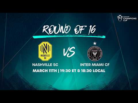 الموعد والقنوات الناقلة لمباراة إنتر ميامي وناشفيل في كأس أبطال الكونكاكاف 
