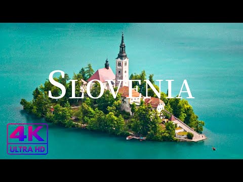 FLYING OVER SLOVENIA ( 4K UHD ) • Stunning Footage, Scenic Relaxation Film with Calming Music