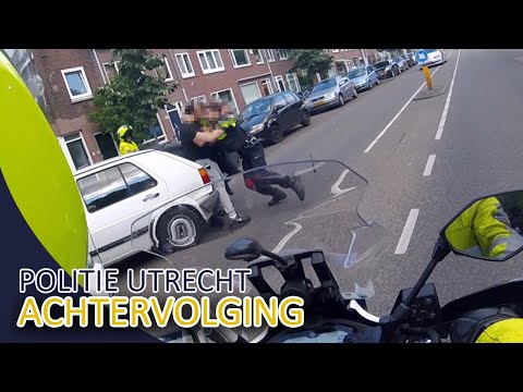 Achtervolging door politie Utrecht in de stad - Politievlogger Jan-Willem