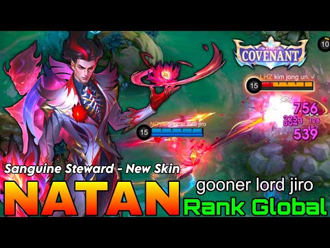 Sanguine Steward Natan New COVENANT Skin - Top Global Natan by gooner lord jiro - Mobile Legends