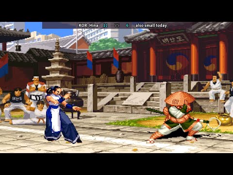 Real Bout Fatal Fury 2 | Fightcade リアルバウト餓狼伝説2 KOR_Hina (kr) vs also small today (jp) 리얼 바웃 아랑전설2