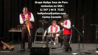 Valicha y Poco a Poco ( Kallpa Inca) de Peru Carlos Carmelo, Concierto en Monmouth university USA