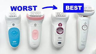 What is the BEST Braun Silk Epil Epilator ? (Honest ranking)