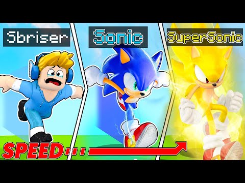 DIVENTO Da SBRISER A SUPER SONIC Su SONIC SPEED SIMULATOR Su ROBLOX!!