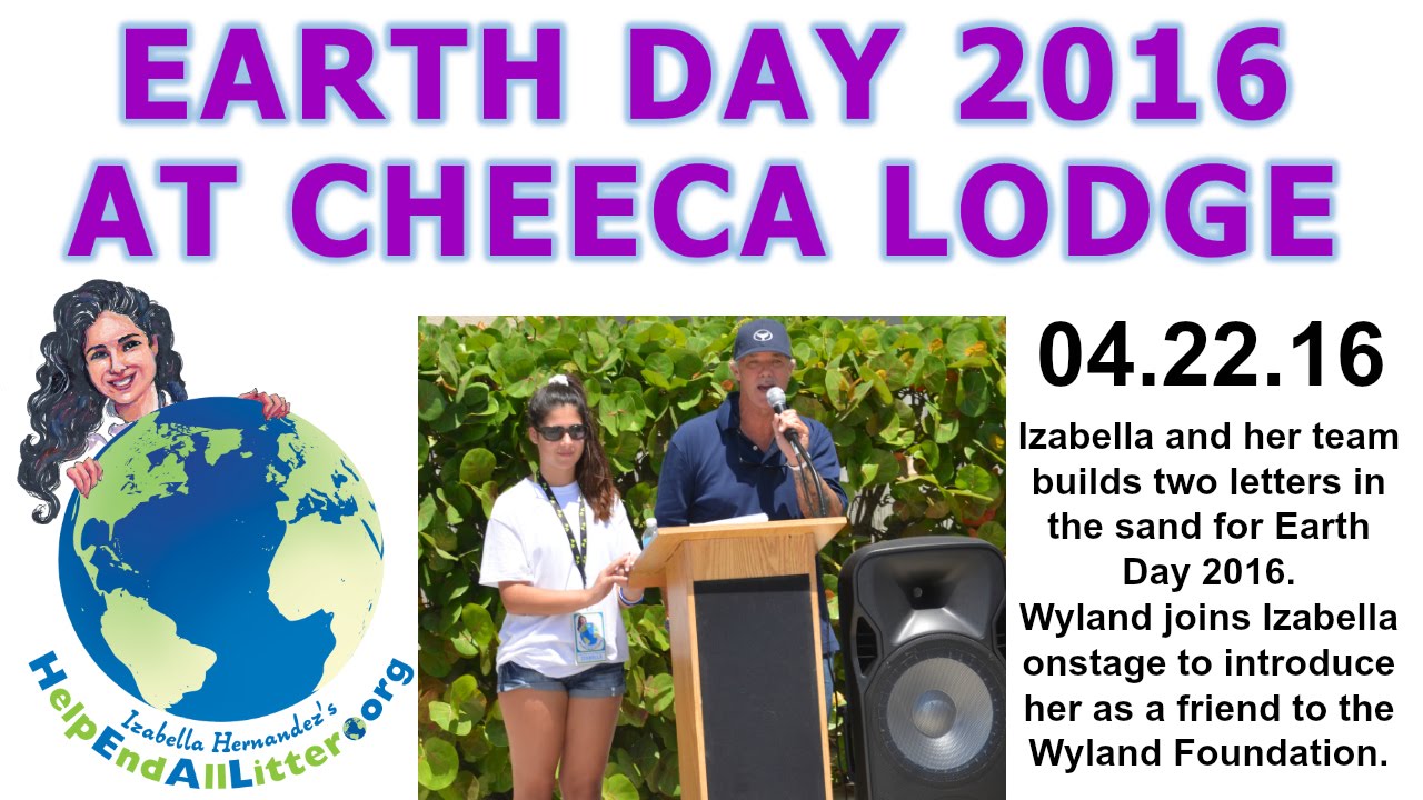 Izabella at the 2016 Earth Day event at Cheeca Lodge.