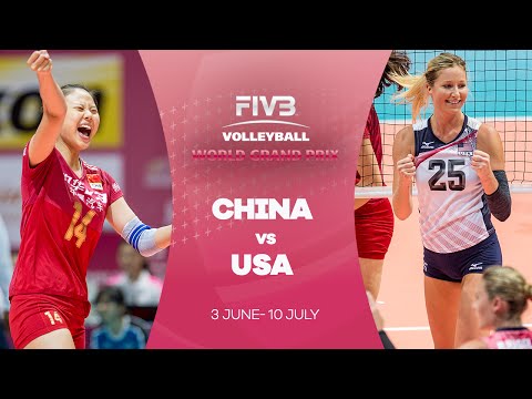 China v USA highlights -  FIVB World Grand Prix