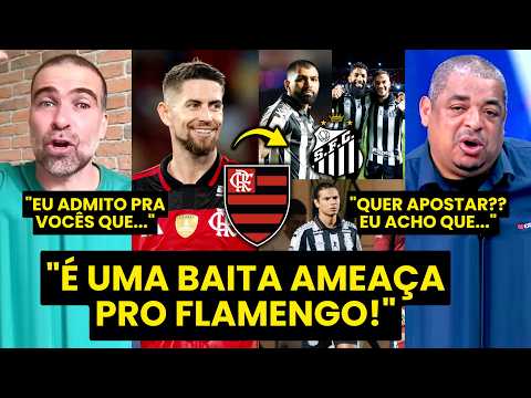 “MEU DEUS DO CÉU! Gente, o FLAMENGO AGORA VAI…” O SANTOS DÁ MEDO ao LÍDER DO BRASILEIRÃO?