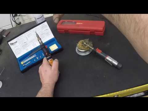 Real World Butane Soldering Iron Review Snap on/Portasol Vs Power Probe