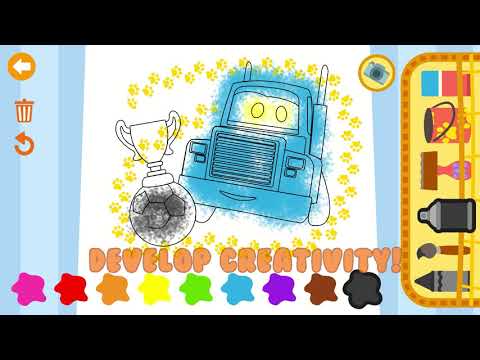 Car City: Coloring Book Video