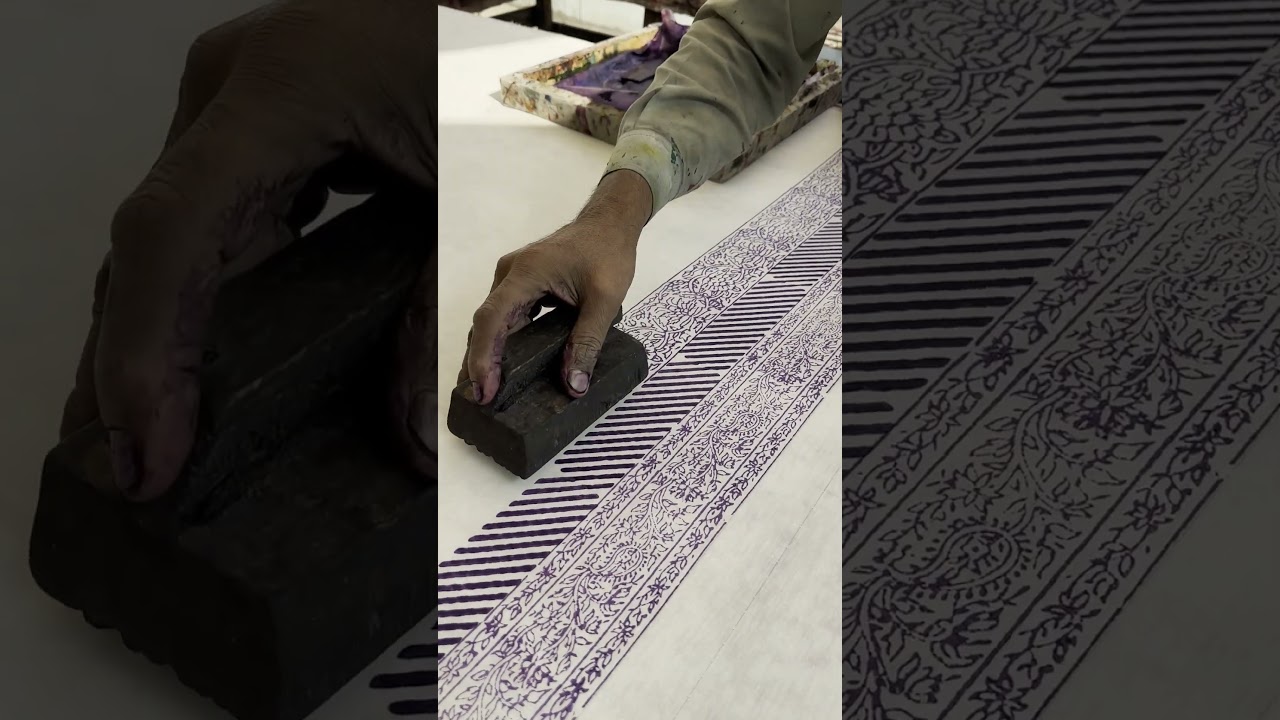 How to Create Stunning Stamp Prints on Fabric  Colourful Art for Beginners #TextileArt #MadeInBritai