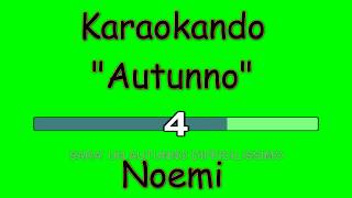 Karaoke Italiano - Autunno - Noemi ( Testo )