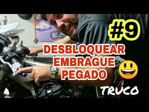 #9 CÓMO DESBLOQUEAR EMBRAGUE PEGADO🛠️ MOTO Suzuki GSXR 750💀 parada 14 años