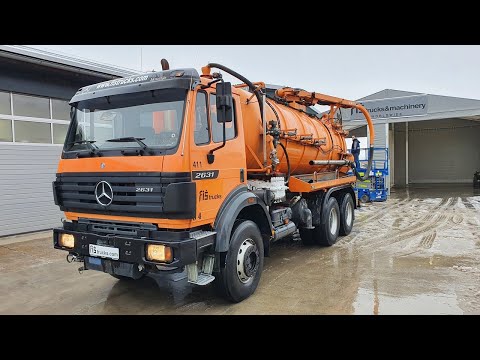 MERCEDES BENZ SK 2631 6x4 MABO - TOILET VACUUM - SAUGWAGEN - FIŠ TRUCKS SLOVENIA