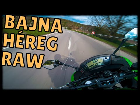KAWASAKI ER-6f (NINJA 650) RAW 4K | Bajna-Héreg (HU)