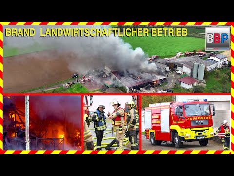 🔥 Großbrand 🚒 Birkachhof Affalterbach, 20.10.2025.