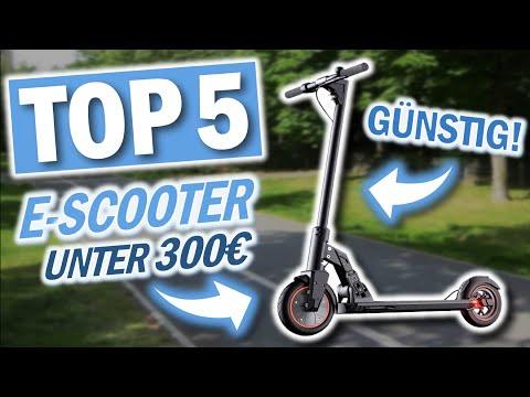 Die besten E-SCOOTER UNTER 300€ | Top 5 günstige E-Scooter Vergleich