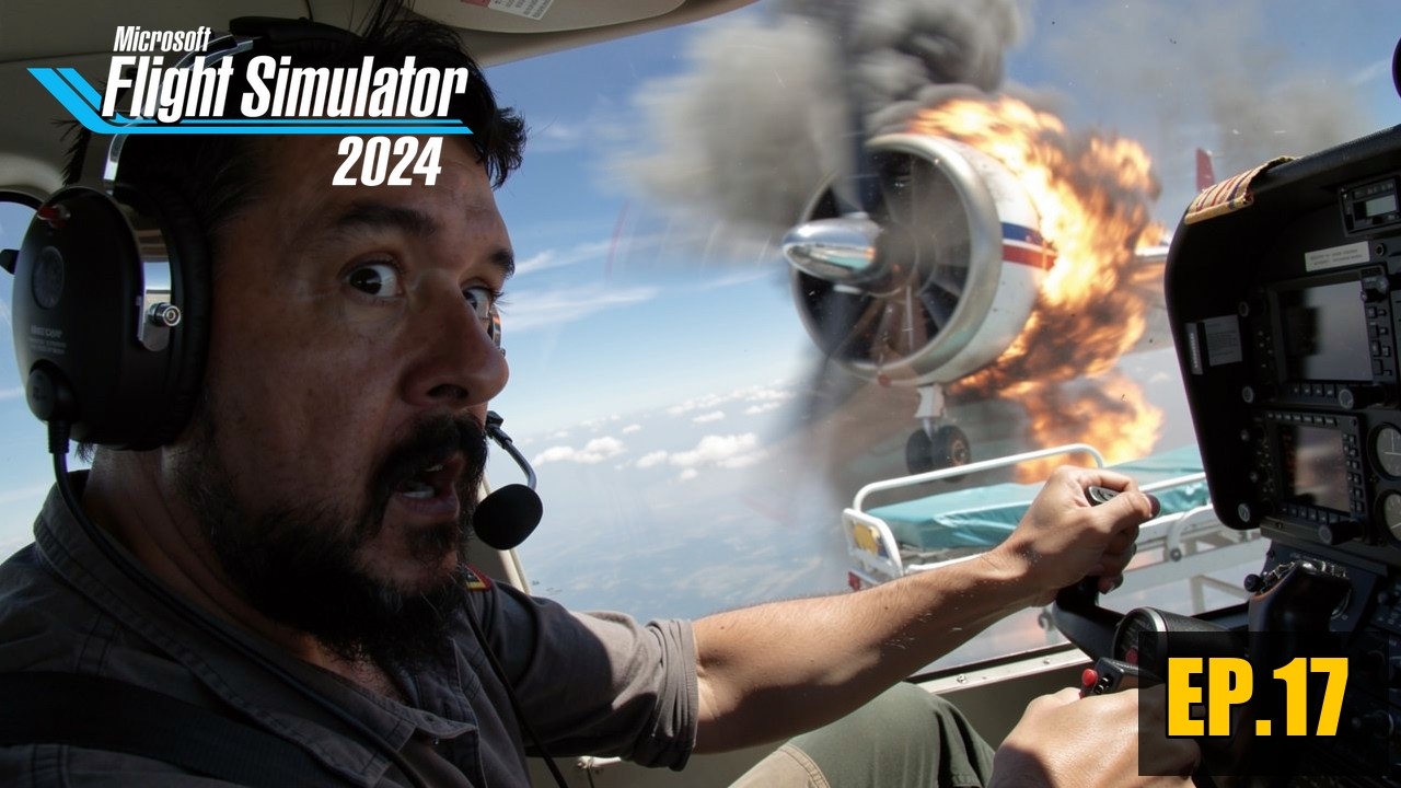 MICROSOFT FLIGHT SIMULATOR 2024 EP.17 "Exploto el avión con el paciente a bordo"