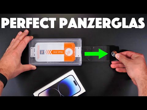 Perfektes iPhone 15 Panzerglas - Kein Staub, keine Blasen, nie mehr schief. (auch iPhone 14 und 13)