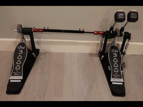 DW 3000 Series Double Bass Drum Pedal (DWCP3002), Dual Chain Turbo Drive, Excellent Condition image 12